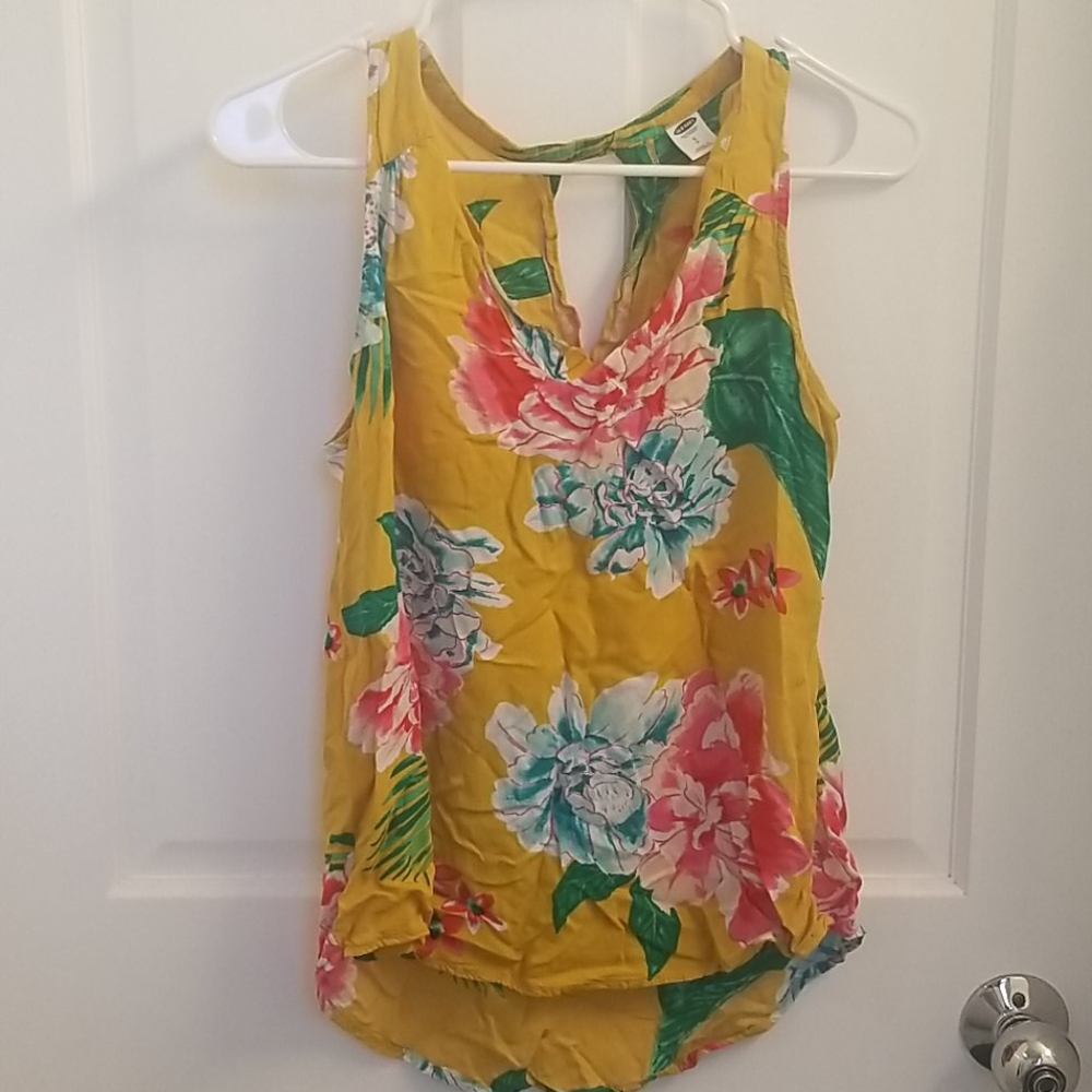 Old Navy Floral Tank Top